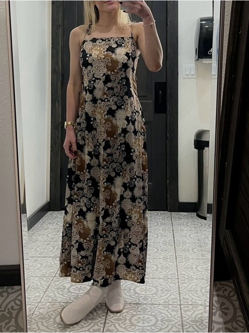 Petal and Pup Paisley Dress